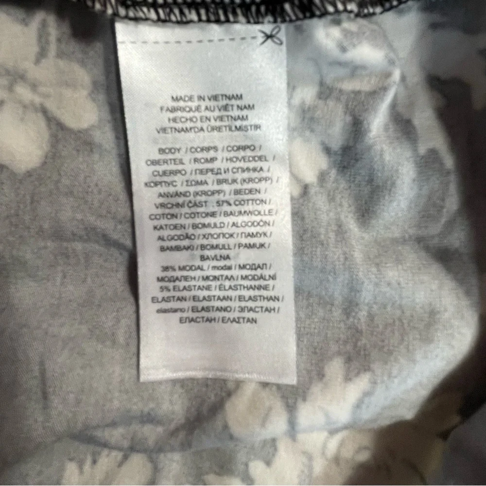 Lauren Ralph Lauren Black & White Floral Twist-Front Midi Dress (Size S) - Picture 8 of 8